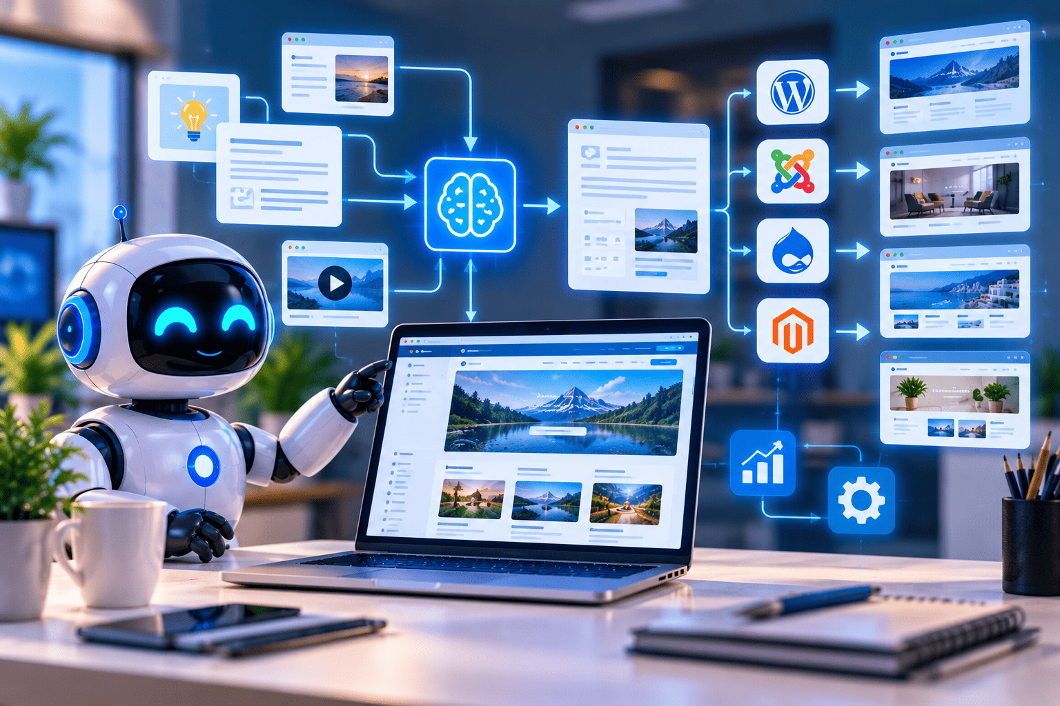 AI Website Content Management Agent